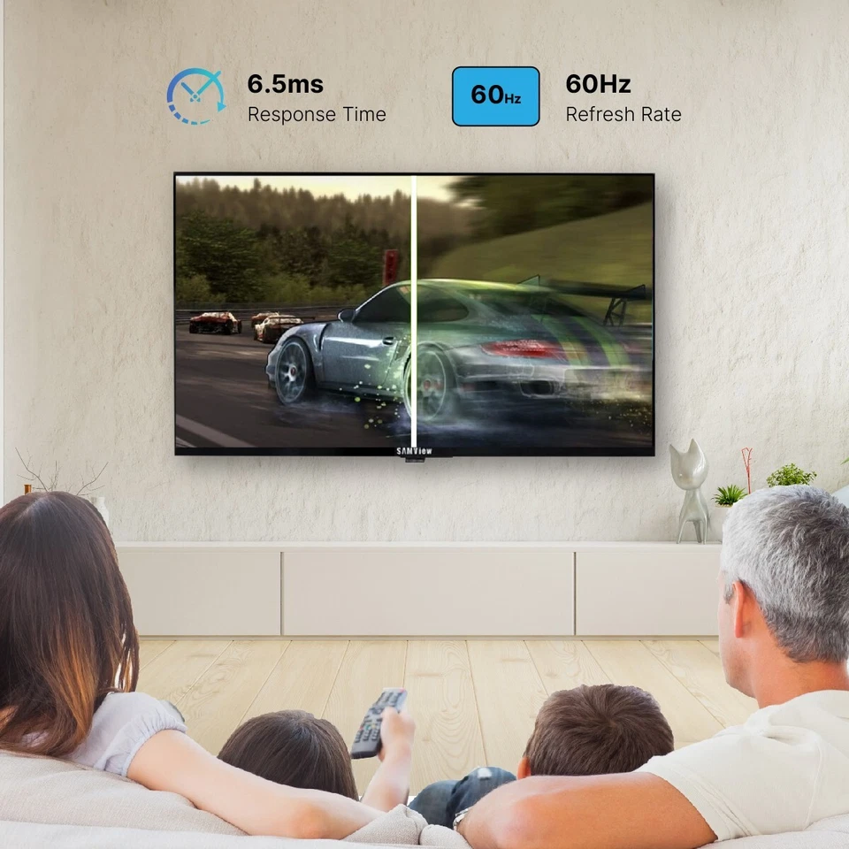 SAMVIEW 40 inch Digital LED TV FHD 1080P MYTV DVB-T2 with HDMI and USB port - Image 3 of 4