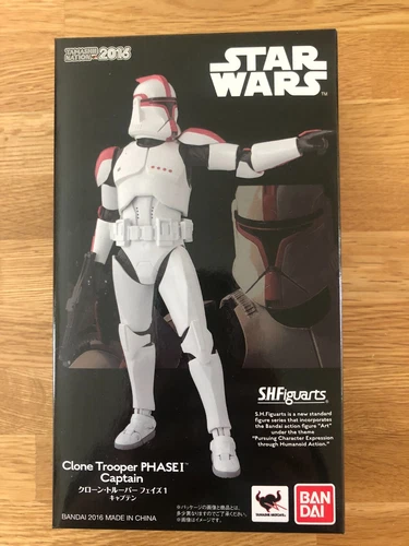 S.H.Figuarts STAR WARS CLONE TROOPER FASE 1 CAPITÁN edición limitada
