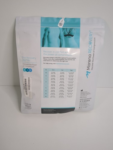 Marena Recovery Compression Full-Thigh Shaper Style: PPGS Short Length L Black - Picture 5 of 8