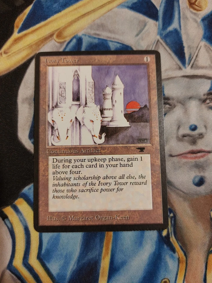 Ivory Tower (Factory Error Crimp) MTG Antiquities Uncommon Near-Mint x1 - image 2 of 4