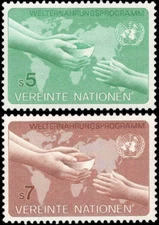 UN Vienna #Mi32-Mi33 MNH 1983 World Food Program