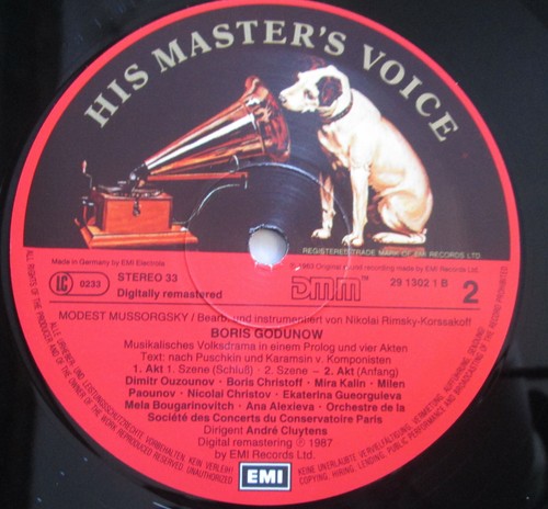 Boris Godunov Boris Christoff Cluytens NEAR MINT 3LP Box EMI 153 EX 29 1302 3 - Picture 2 of 6