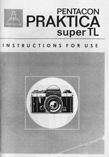 Pentacon Praktica Super TL Instruction Manual Reprint