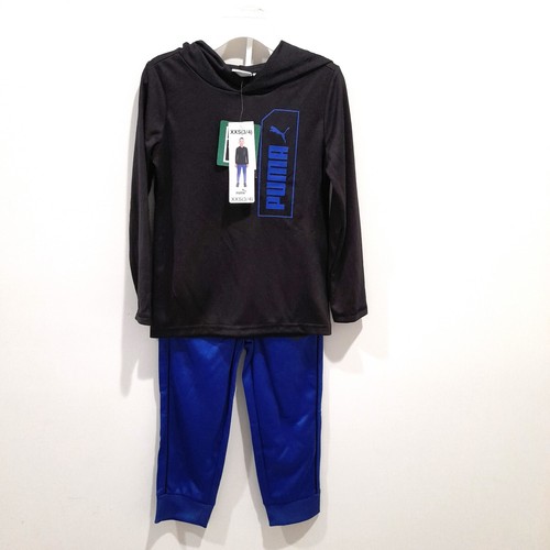 PUMA Hoodie Set, 3-Piece, Black/Blue/White, Size XXS (3/4) **BRAND NEW** - Picture 2 of 8