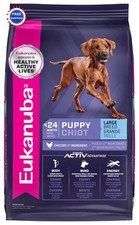 Eukanuba Puppy Large Breed Dry Dog Food 40 lb Bag 3.00 per pound