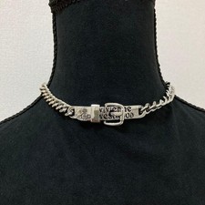 Vivienne Westwood Augustino Orb Chain Choker Necklace Silver With Box 15in