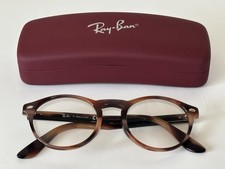 Ray Ban RB 5283 5774 49 21 145 Tortoise Brown Eyeglasses Frames Only And Case