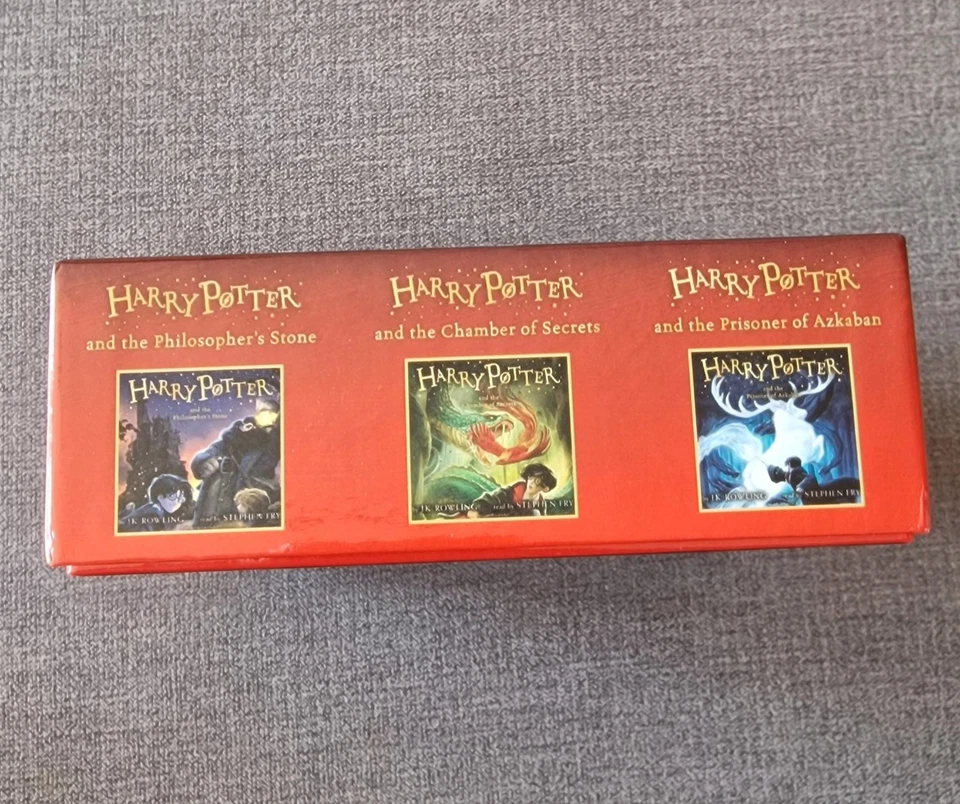 Harry Potter Audio Books 1-3 Complete & Unabridged 25 CD Box Set - Stephen Fry - Image 3 of 4