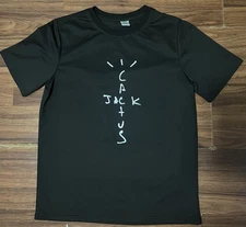 Travis Scott Cactus Jack Black Polyester Shirt Size Xs