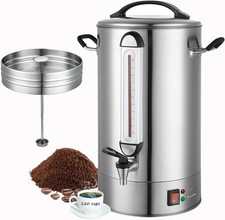 Fattong's 120-Cup Stainless Steel Coffee Urn for Catering & Events