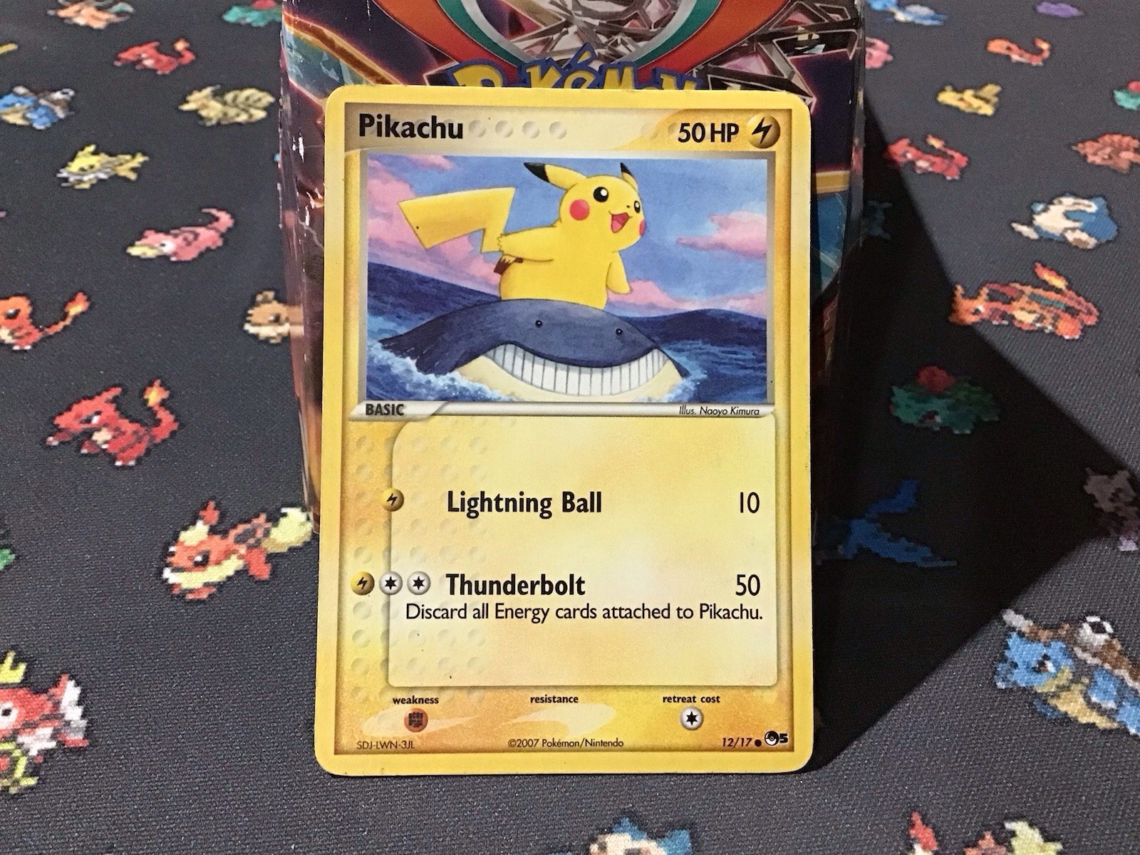 Pokemon TCG Pikachu 12/17 Non Holo POP 5 Series Pokemon Card