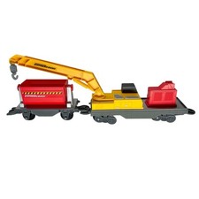 Toy State Train Crane Hopper Car 2 CAT Caterpillar Construction Express