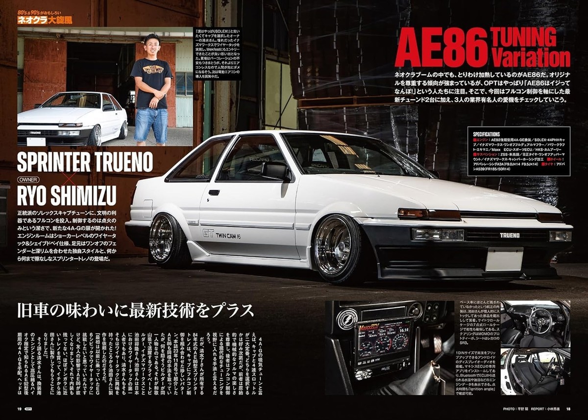 Option Magazine Jan 2025 No.576 JDM Neo Classic Cars 80s 90s