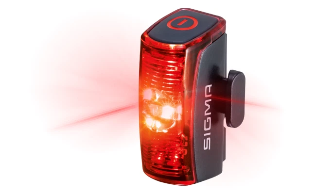 SIGMA INFINITY USB RÜCKLICHT AKKU ☚ LED FAHRRAD LAMPE LEUCHTE HINTERRAD STRAHLER - Bild 2 von 4