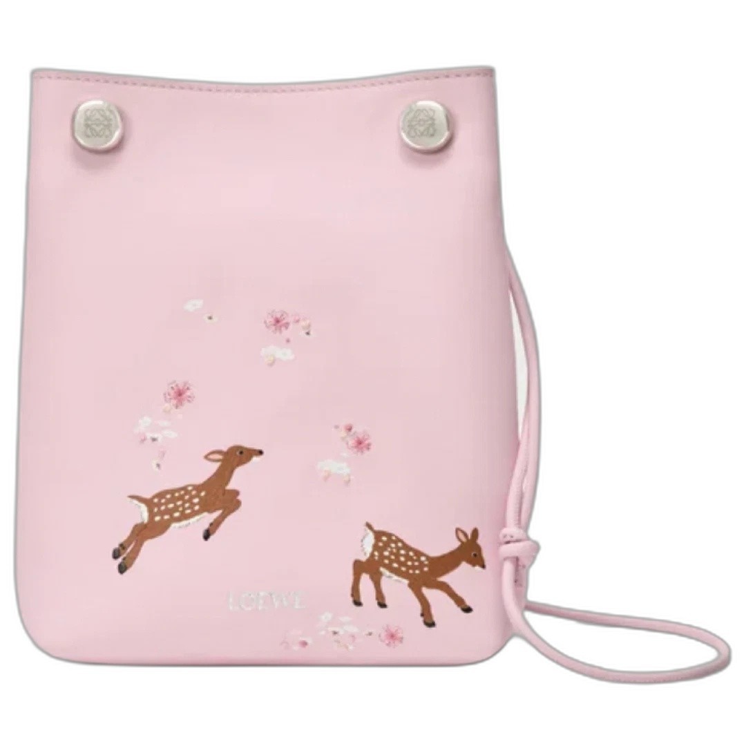 LOEWE x Suna Fujita Calfskin Stag Pouch - Blossom (JP) | eBay