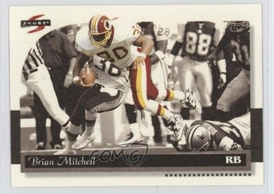 1996 Score Field Force Brian Mitchell #91 0t2