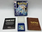 Pokemon Blue Version Game Boy Nintendo Pal ITA Original Box And Manuals