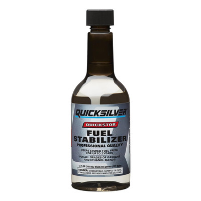 Quicksilver 12 OZ Fuel Stabilizer for Boats Generators Lawn Equipment 8M0047922