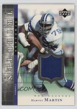 2001 Upper Deck NFL Legends Timeless Tributes Harvey Martin #TT-HM 10k8