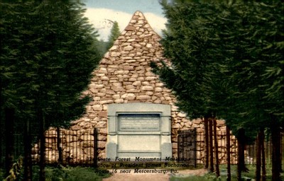James Buchanan State Forest Monument, Birthplace of President Postcard