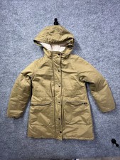 Zara Kids Girls Outerwear Hooded Winter Coat Khaki/Brown size11-12
