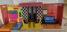 Barbie Family House Mattel #1066 1968 vintage completa con muebles originales