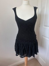 Kimchi Blue Black Lace Playsuit Size M Urban Outfitters Mini Dress Style NWT