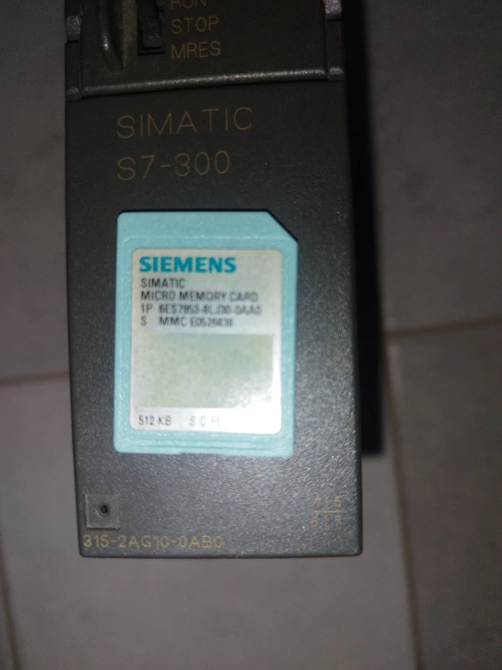 Siemens Simatic S7 CPU 315-2DP,6ES7 315-2AG10-0AB0,6ES7315-2AG10-0AB0,E:07 - Imagen 4 de 4