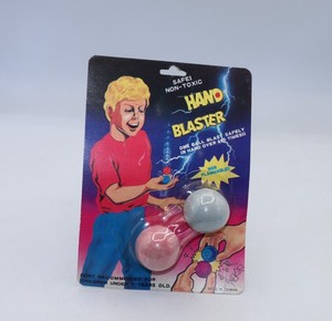 Hand Blaster Palle scoppiettanti vintage sigillate anni 80 fatturate