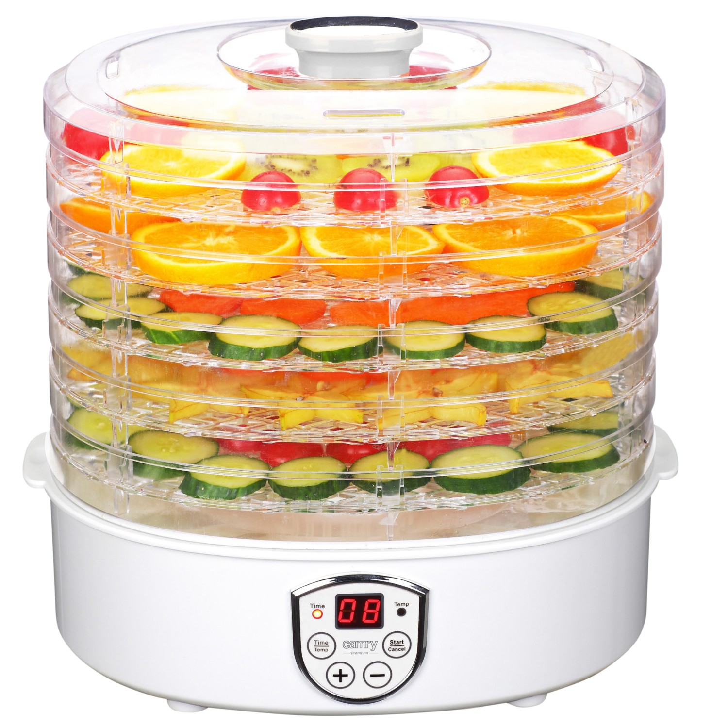 Déshydrateur alimentaire Camry CR 6659 à 5 plateaux avec minuterie 70h