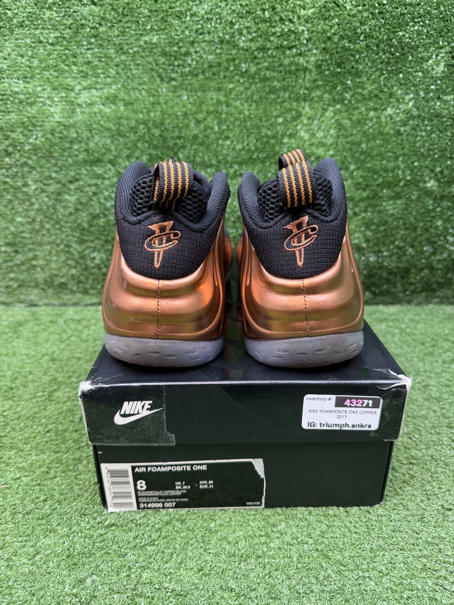 Size 8 - Nike Air Foamposite One 2017 Copper 886548763412| eBay