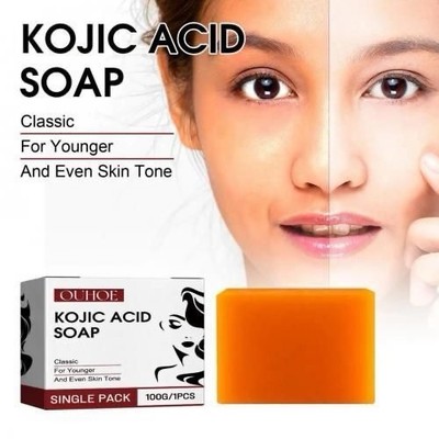 Kojic Acid Soap Whitening & Moisturizing Face & Body | 7 Days Bright Skin 120g