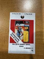 GIJoe Retail Out of Stock Tag Rare