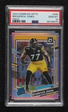 2023 Donruss Optic Rated Rookie Holo Prizm Broderick Jones PSA 10 GEM MT 14t3
