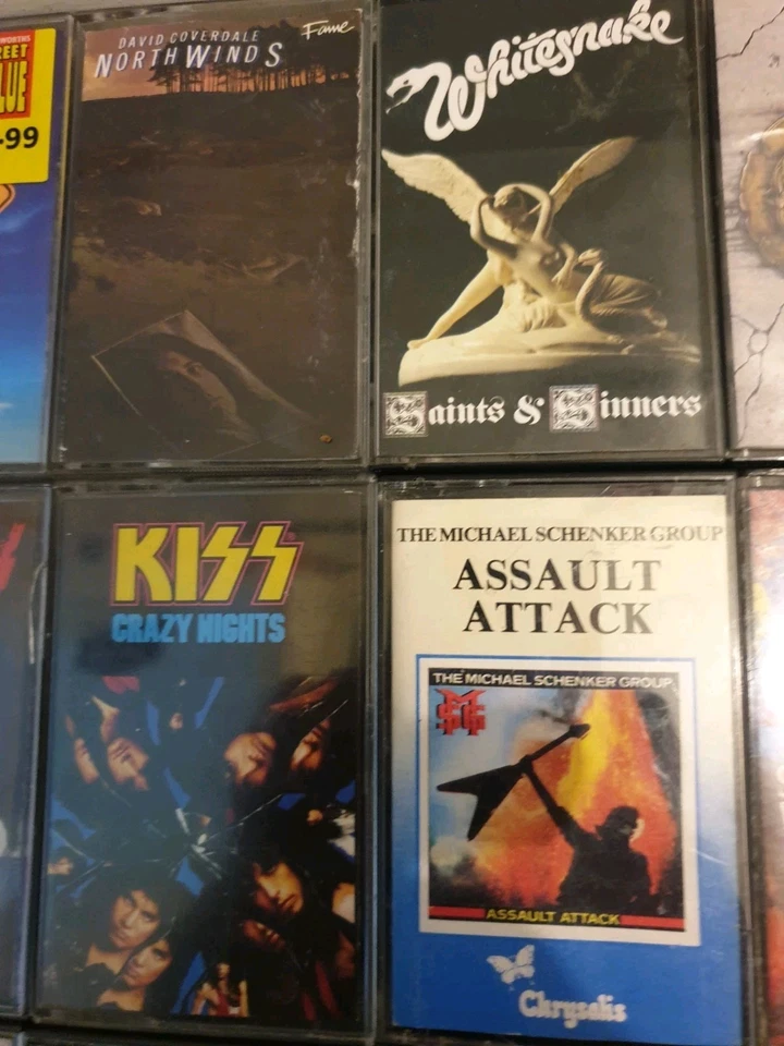 34 Rock Cassettes - Def Leppard, Whitesnake, Kiss, Skid Row, AC/DC Etc.. - Image 4 of 4