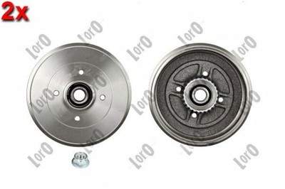 2x Bremstrommel hinten links hinten rechts Für NISSAN RENAULT 97-10 4320000QAG