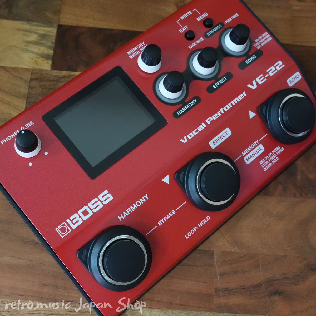 Boss VE-22 Vocal Performer Multi-Effects Processor Pedal Pitch
