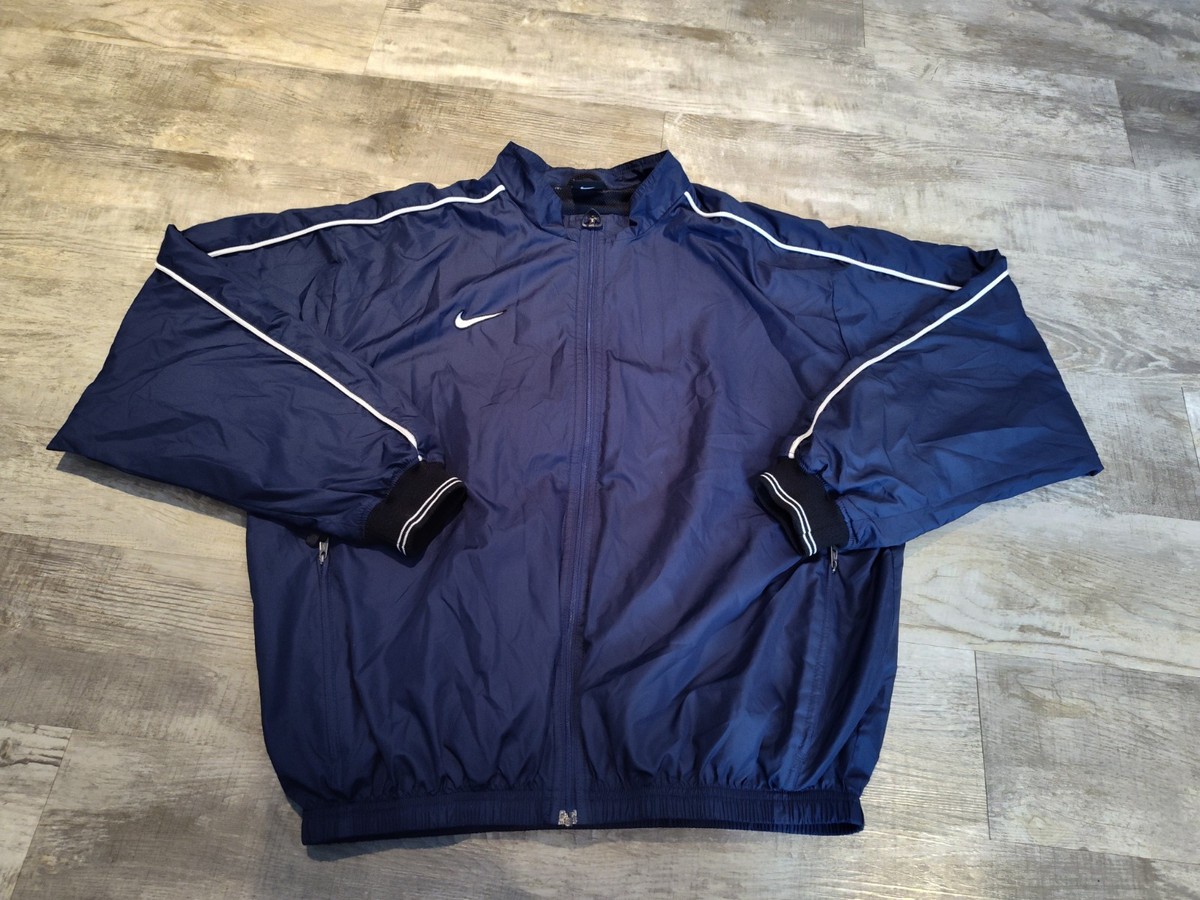 トップス 90s NIKE sweat nylon jacket vintage Vtg Retro 80s 90s Nike Grey Tag Label Nylon Track Jacket