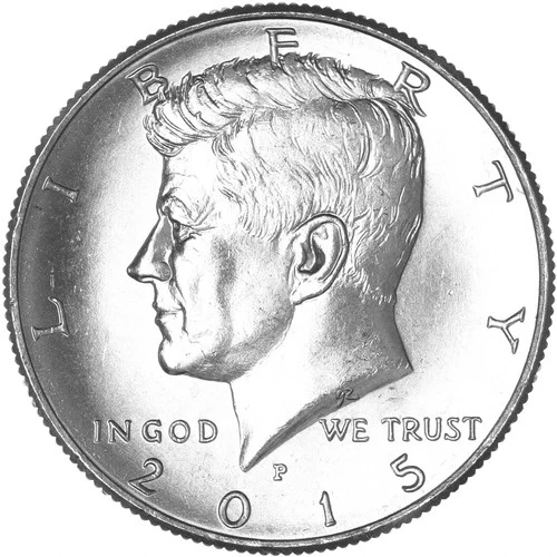 2015 P Kennedy Half Dollar Uncirculated from Mint Set