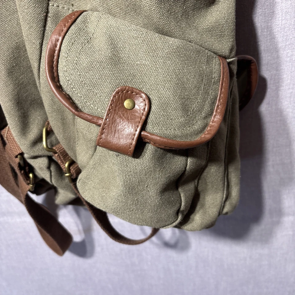 Unisex Para mujeres Hombres Vintage Hobo Bolso de Mano Mochila Mochila Mezcla de Algodón Foto 4 de 4