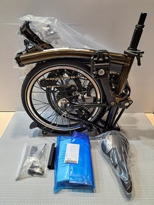 Brompton C-Line Explore H6L Faltrad Gloss Black Lacquer Dynamo Neuwertig OVP