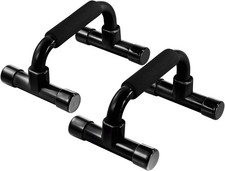 Push Up Bar Strength Training - Home Gym Exercise Equipment Push-up black