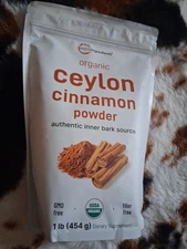 Micro Ingredients Organic Ceylon Cinnamon Powder 1lb