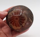 Mini Santa Clara Seedpot Pot Sgraffito Carved Floral Hummingbird Eric Tafoya 2.5 — photo 2