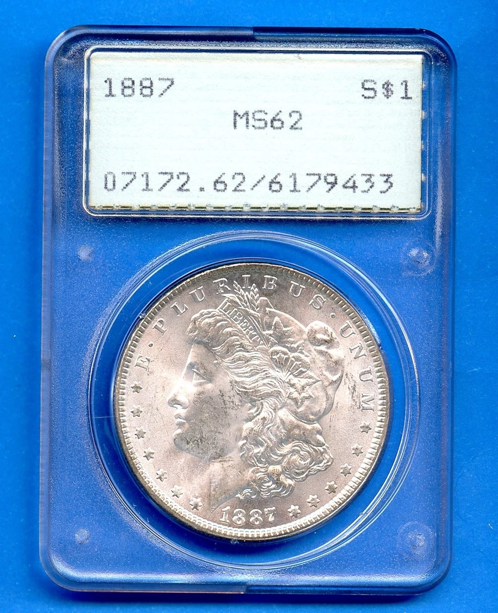 MS 62 Graded 1887 Year Morgan US Dollars (1878-1921) for sale | eBay