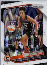 2025 Panini Prizm WNBA #86 Bria Hartley White Seismic Prizm