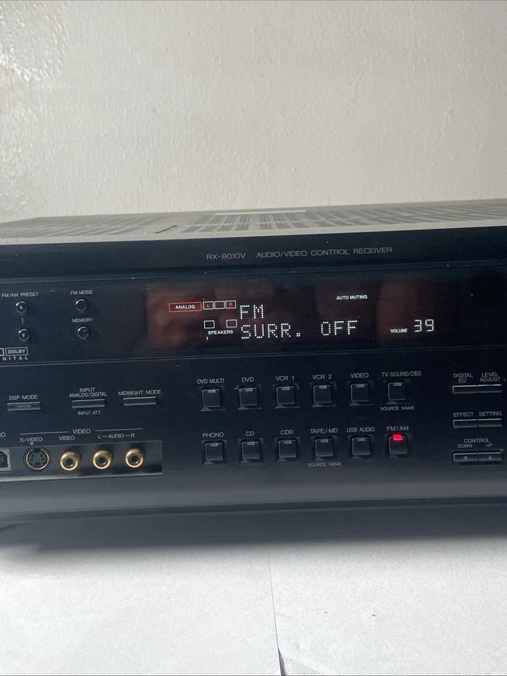JVC RX-8010v Home Theater Receiver / Stereo Receiver Tested Multi purpose - Image 3 of 4