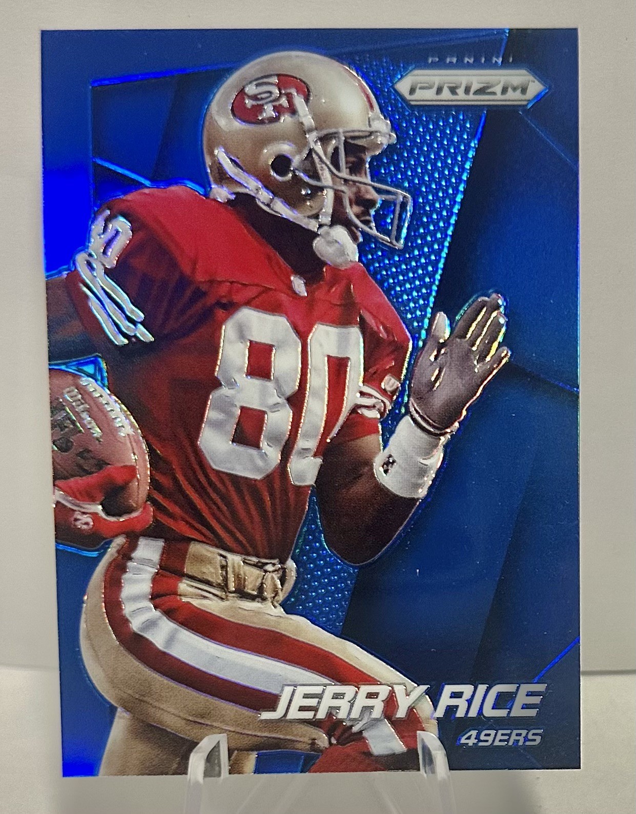 2014 Panini Prizm | Blue Prizm SSP Jerry Rice #4 HOF 49ERS MUST SEE👀 RARE