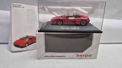 Herpa 1:43 Ferrari 348 ts rot in OVP 