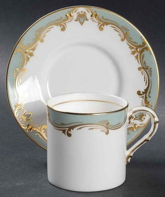 Royal Worcester Devonshire Demitasse Cup & Saucer 2482907
